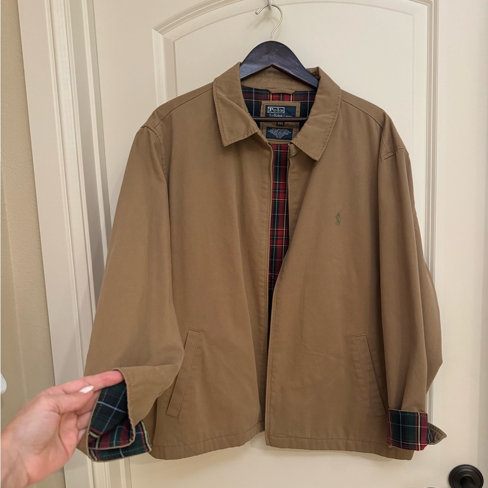 Ralph Lauren men’s never worn classic khaki jacket size XXL. Would also fit XL